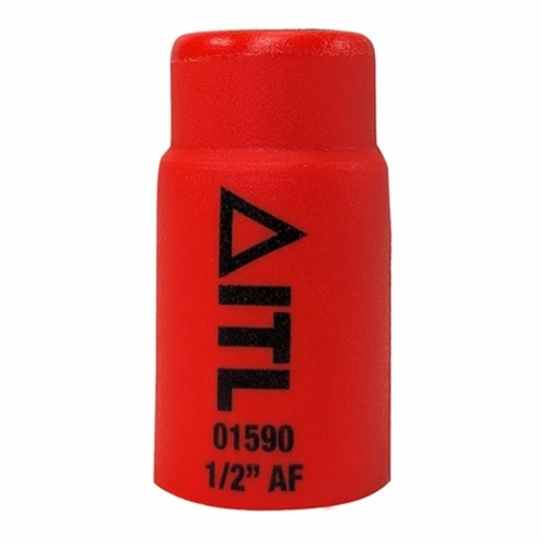JAMESON JT-SK-01590 1000V INSULATED SOCKET, 1/2 IN. DRIVE x 1/2 IN.  810841032012
