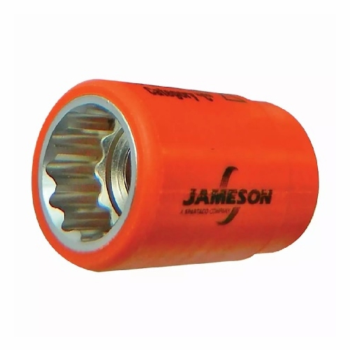 Jameson Jt-Sk-01716 1000V Insulated Socket, 3/8 Inches  Drive X 8Mm 810841032197