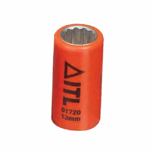 JAMESON JT-SK-01720 1000V INSULATED SOCKET, 3/8 IN. DRIVE x 13mm 810841032210