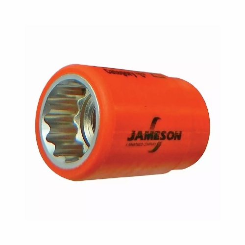 JAMESON JT-SK-01726 1000V INSULATED SOCKET, 3/8 IN. DRIVE x 9/16 IN. 810841032258
