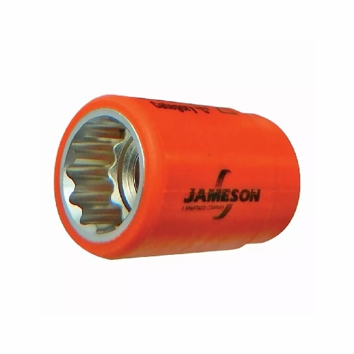JAMESON JT-SK-01727 1000V INSULATED SOCKET, 3/8 IN. DRIVE x 5/8 IN.  810841032265