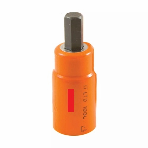Jameson Jt-Sk-02764 1000V Insulated Hex Key Socket, 1/2 Inches  Drive X 6Mm 810841032449