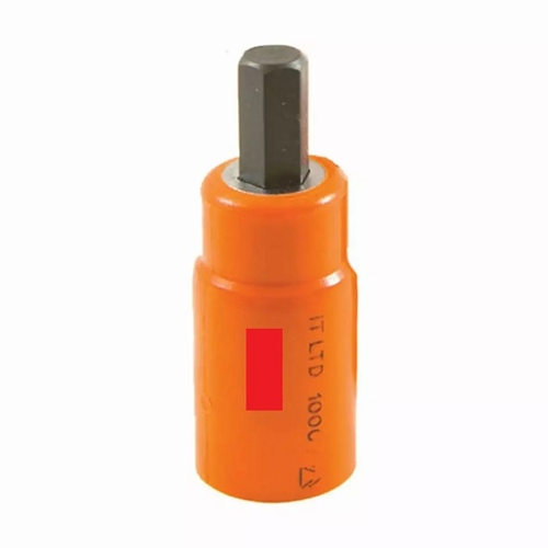 JAMESON JT-SK-02772 1000V INSULATED HEX KEY SOCKET, 1/2 in. drive x 1/4 in. 810841032463