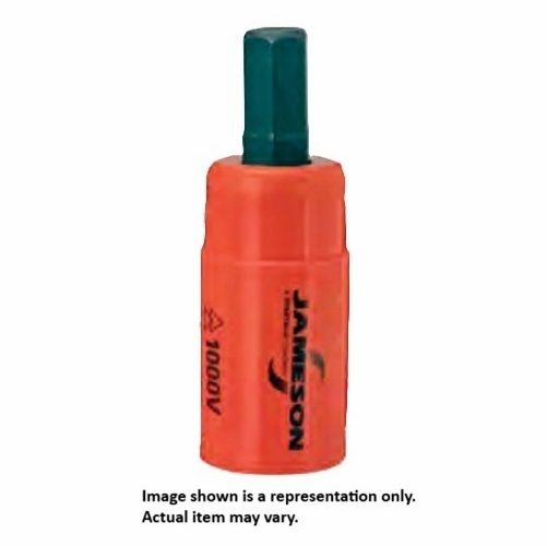 JAMESON JT-SK-02777 1000V INSULATED HEX KEY SOCKET, 1/2 in. drive x 9/16 in.  810841032487