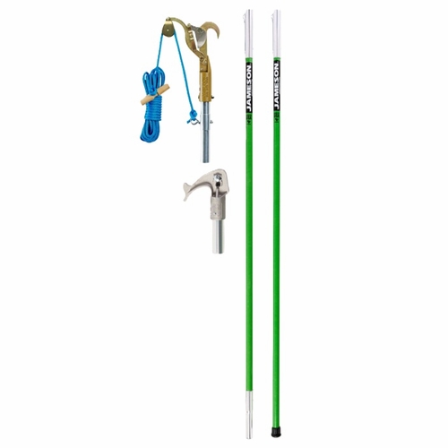 JAMESON LS-6PKG-3 JA-14 PRUNER, ADAPTER, ROPE, PS-3FP SAW HEAD, 6 FEET  LS BASE POLE, 6 FEET  LS EXT