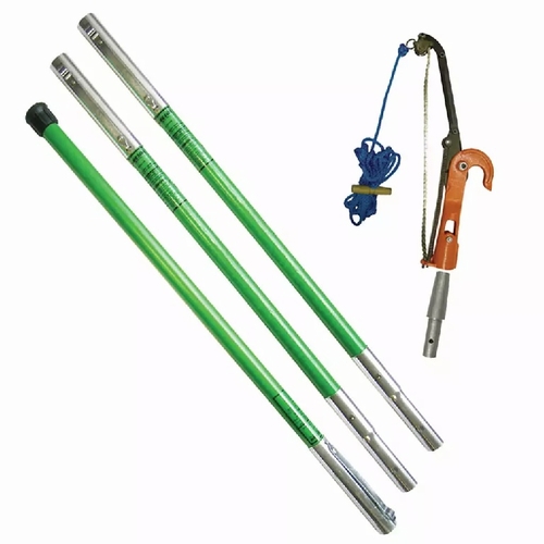 JAMESON LS-6PKG-8 PH-12 PRUNER, ADAPTER, ROPE, TWO 6 FT  LS EXTENSION POLES, ONE 6 FT  LS BASE POLE
