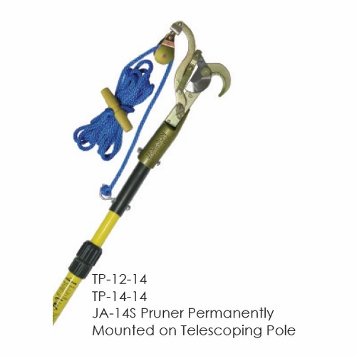 JAMESON TP-12-14  6-12 FEET  TELESCOPING POLE WITH JA-14S PRUNER and ROPE