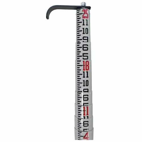 Jameson TP-125N 25 FEET MEASURING POLE HEIGHT STICK OVAL WITH HOOK