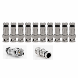 JONARD BNC-10 BNC Compression Connectors (Pack of 10) 810053351673