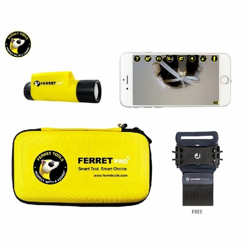 JONARD CF-200 Ferret Pro Wireless Inspection Camera Kit 810053350133
