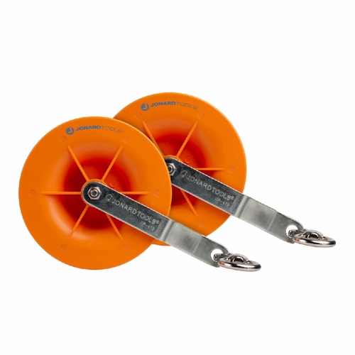 Jonard Cp-475 Pulley Set For Low Voltage Electrical, Network, & Coax Cables (2 Pack)