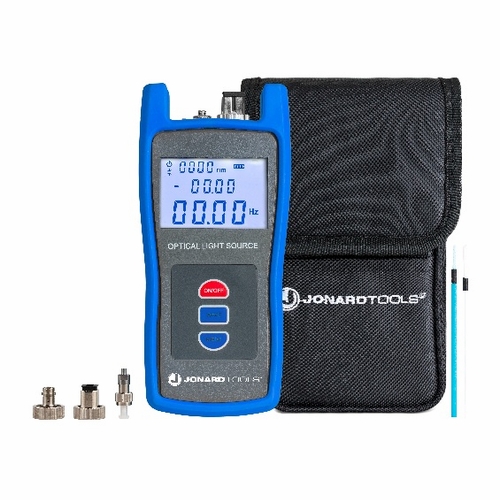 Jonard Fls-50 Fiber Optic Light Source With Fc/Sc/Lc Adapters 811490018655