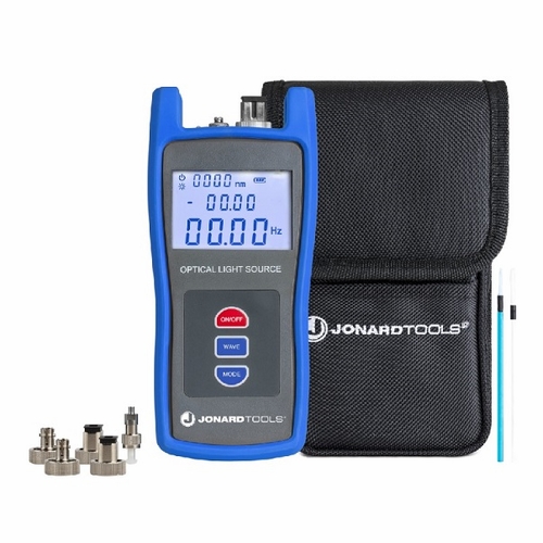 Jonard Fls-55 Multimode & Singlemode Fiber Optic Light Source With Fc/Lc/Sc (Pc/Upc) Adapters 81005