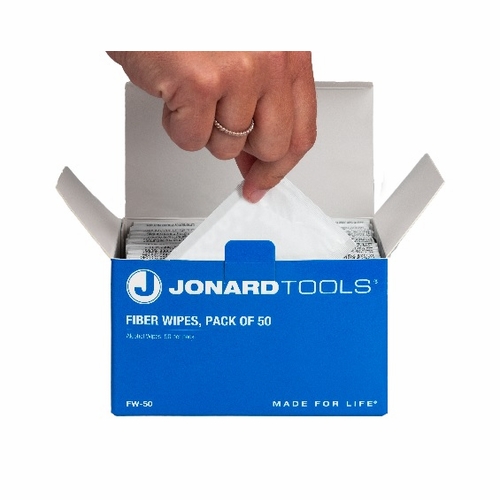 Jonard  Fw-50 Fiber Wipes (Pkg. 50) 811490017214