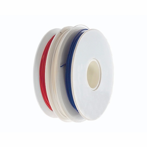 JONARD  R-30-TRI Wire 30 Awg, Red, White, Blue 50 Ft 811490012561