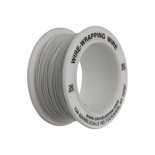 JONARD R-30W-0050 Wire 30 Awg White 50 Ft 811490012547