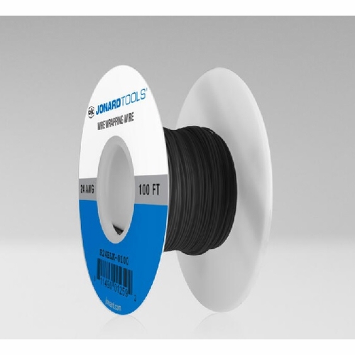 Jonard  R24Blk-0100 Wire 24 Awg Black 100 Ft 811490012592