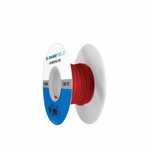 JONARD  R24R-0100 Wire 24 Awg Red 100 Ft 811490012608
