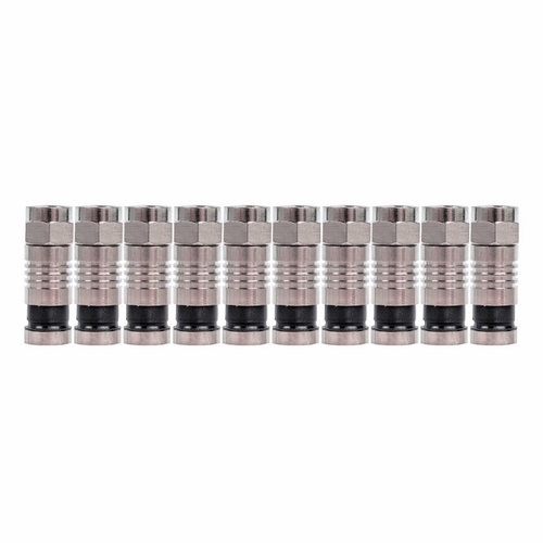 Jonard Rg6-10 Rg6 Connectors (Pack Of 10) 810053351789