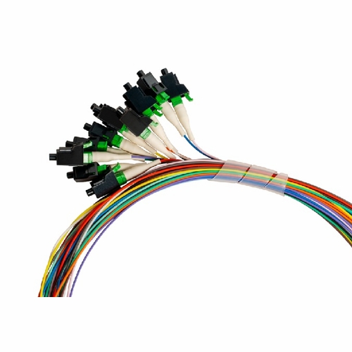 JONARD  SPT-LCA3/12  Pigtail, 3m, LC/APC, G657A1, Pack of 12 Colored Fibers 810132439773