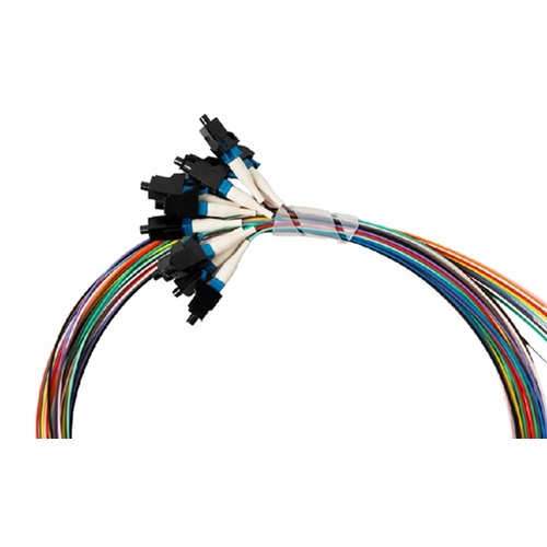 JONARD SPT-LCU3/12 Pigtail, 3m, LC/UPC, G657A1, Pack of 12 Colored Fibers 810132439766
