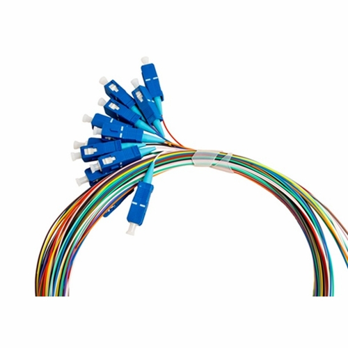 JONARD SPT-SCU3/12 Pigtail, 3m, SC/UPC, G657A1, Pack of 12 Colored Fibers 810132439742