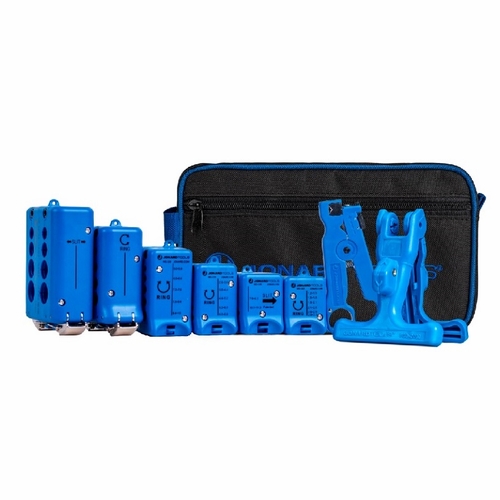 JONARD TK-108 Fiber Optic Mid Span Slit & Ring Tool Kit (1.2 mm-18.2 mm) UPC 810053350737