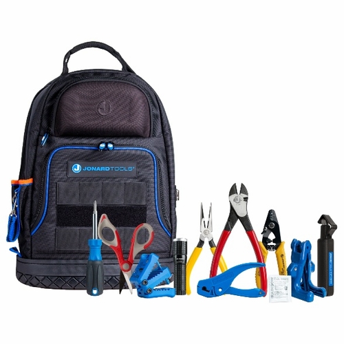 Jonard TK-121B Fiber Prep Kit in Backpack (BP-100) UPC 810053351390