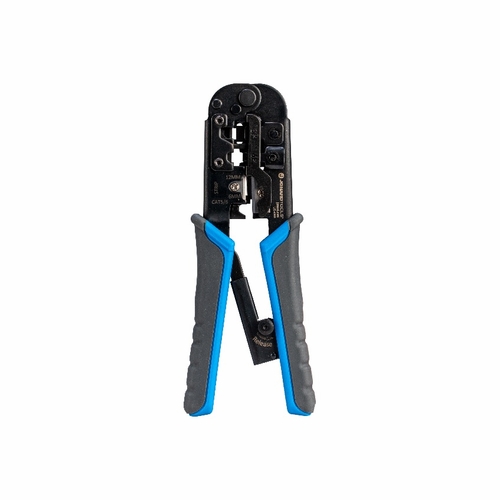 JONARD UC-4569 6-In-1 RJ45, RJ11/12 Modular Pass Through Crimping Tool For Cat3, Cat5/5E, And Cat6