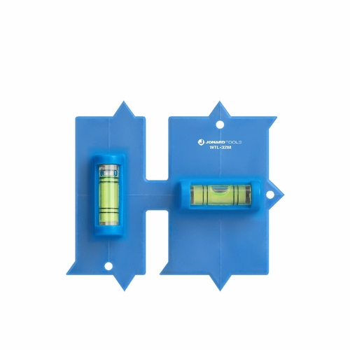 JONARD WTL-32M Wall Template & Level for 1 & 2 Gang 3 inch x 2 inch Metal Electrical Boxes 811490