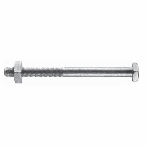 JOSLYN MACLEAN POWER SYSTEMS J8812 5/8 inch X 12 inch THROUGH BOLT WITH 1 NUT GALVANIZED