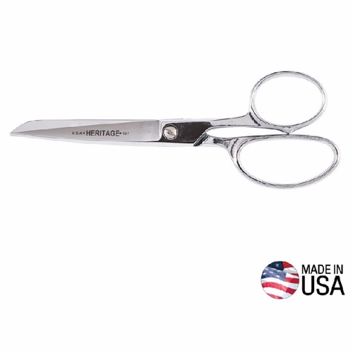 KLEIN 107-P Heritage: 7-Inch Straight Trimmer Scissors/Retail Package 76327-4 UPC 092644763274