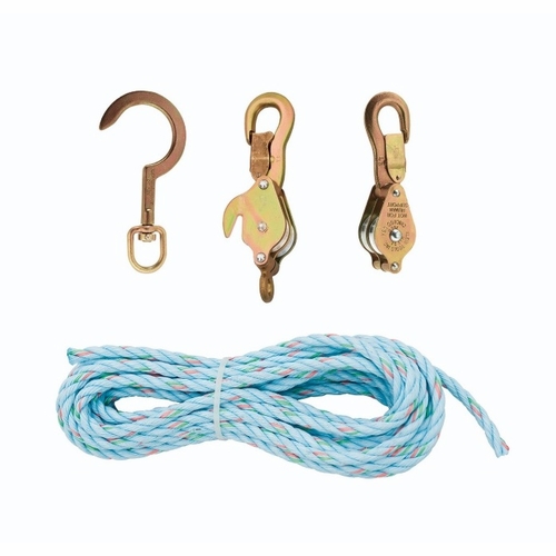 Klein 1802-30S Block And Tackle, W/Standard Snap Hooks W/Swivel Hook 092644480249 New