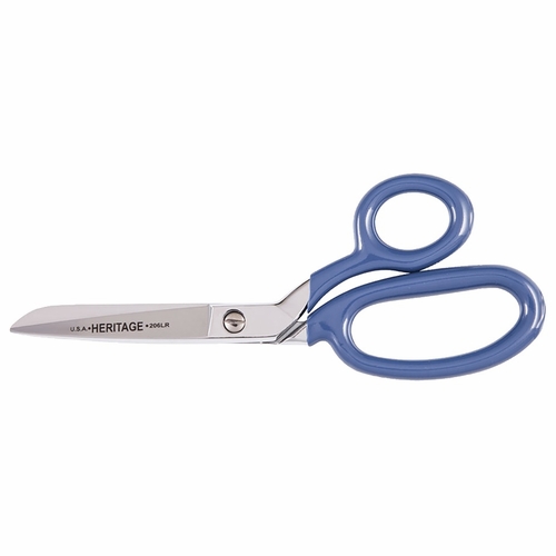 KLEIN 206LR Heritage 6 inch Bent Trimmer, Large Ring, Blue Coating 76169-0 092644761690 NEW