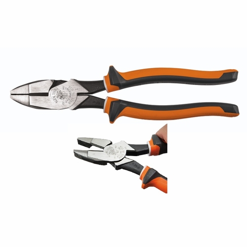 KLEIN 2139NEEINS 9 inch  Side-Cutting Pliers, Insulated, High-Leverage, Slim Handle 70193-1 NEW
