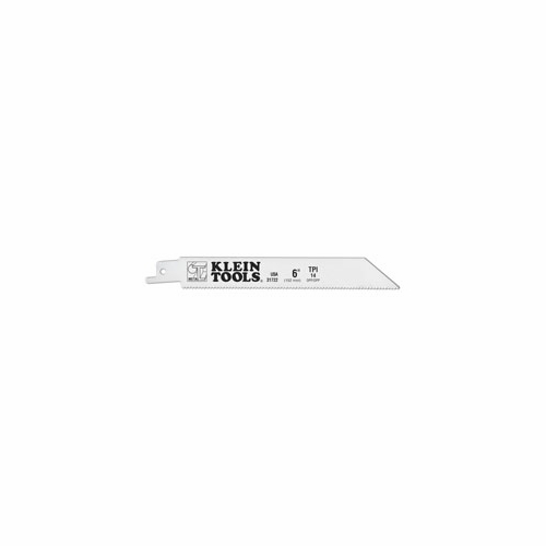 KLEIN 31734 Reciprocating Saw Blade, 6 foot foot (152 mm), .035 wide, 24 TPI for 18 Gauge Metal &