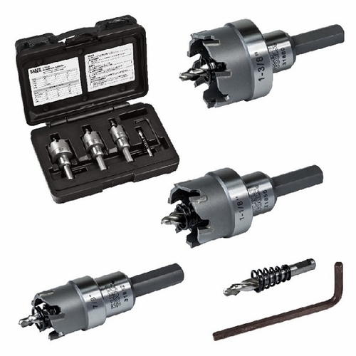 KLEIN 31872 4-Piece Carbide Hole Cutter Kit 31872-6 NEW