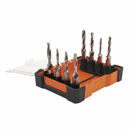 KLEIN 32217  8-Piece Drill Tap Tool Kit 32217-4 NEW