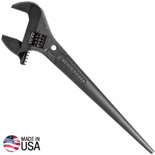 KLEIN 3227 Adjustable Spud Wrench, 10-Inch, 1-7/16-Inch, Tether Hole 67017-6 NEW