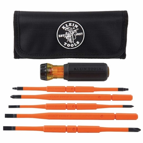 Klein 32288  8-In-1 Insulated Interchangeable Screwdriver Set 092644322884 New