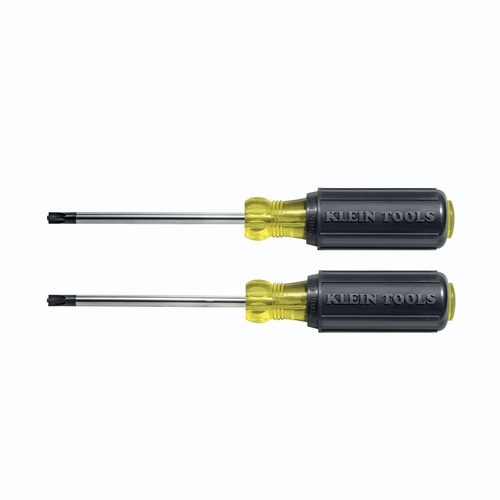 KLEIN 32378 4 inch (102 mm) Screwdriver Set, Combination Tip, 2-Piece 092644323782 NEW