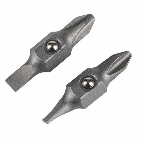 Klein 32412 Replacement Bit For Stubby -  Number 2 Phillips & 3/16 Inch  (5 Mm) Slotted 32412-3 New
