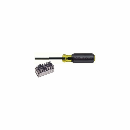 KLEIN 32510 Magnetic Screwdriver with 32-Piece Tamperproof Bit Set 32510-6