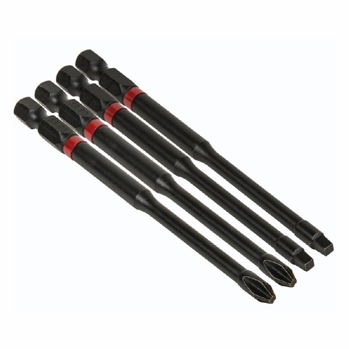 KLEIN 32795 Pro Impact Power Bits, Assorted 4-Pack 092644327957 NEW
