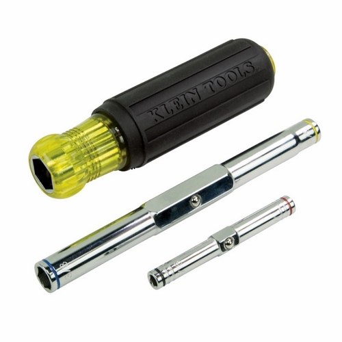 KLEIN 32801 5-in-1 Multi-Bit Screwdriver / Nut Driver, Heavy Duty 092644328015 NEW