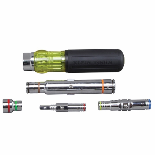 KLEIN 32807MAG 7-in-1 Multi-Bit Screwdriver / Nut Driver, Magnetic 092644328084 NEW