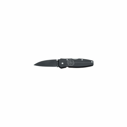 KLEIN 44001-BLK Black Lightweight Lockback Knife - 2-1/2 foot foot (64 mm) Drop Point Blade 44011-