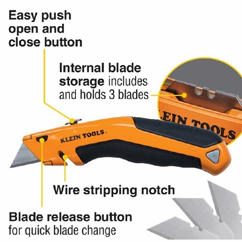 Klein 44133  Klein-Kurve Retractable Utility Knife 44041-0 New