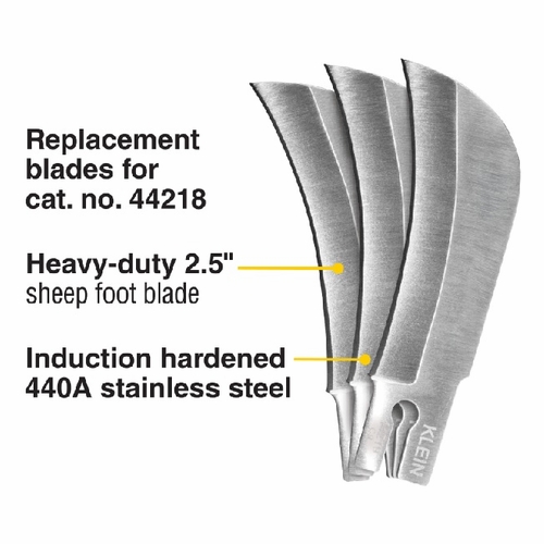 KLEIN 44219 Replacement Hawkbill Blade for 44218 3-Pack 092644442193 NEW