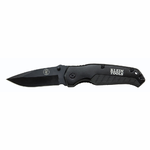 KLEIN 44220 Pocket Knife, Black, Drop Point Blade 092644442209 NEW